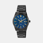 Enticer Men Quartz Blue Dial Analog Stainless Steel Watch A2239