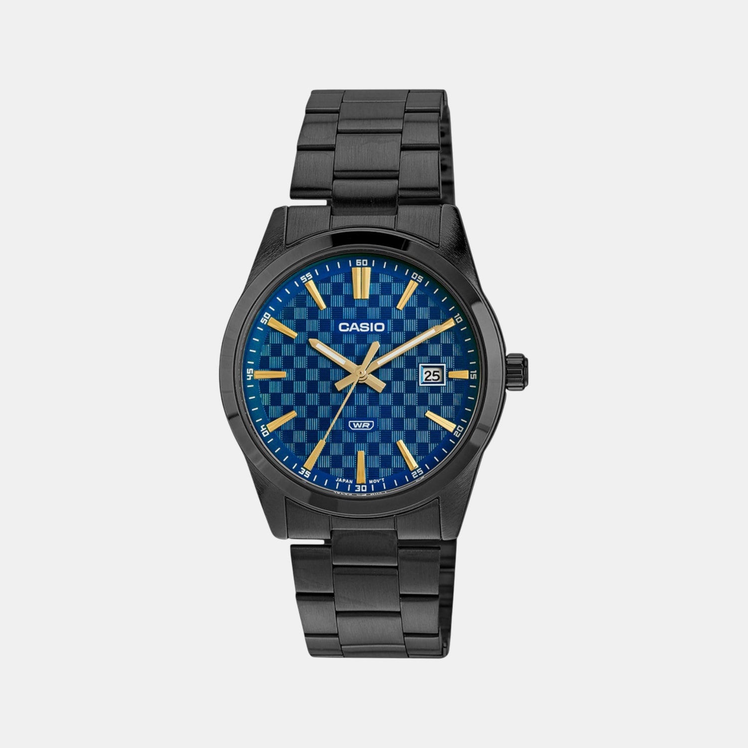 Enticer Men Quartz Blue Dial Analog Stainless Steel Watch A2239