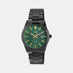 Enticer Men Quartz Green Dial Analog Stainless Steel Watch A2240