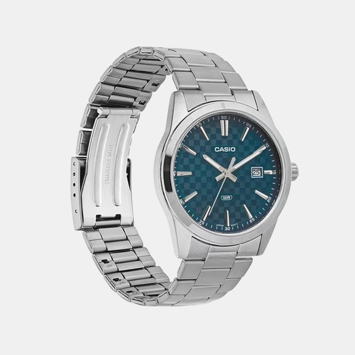 Enticer Men Quartz Blue Dial Analog Stainless Steel Watch A2241