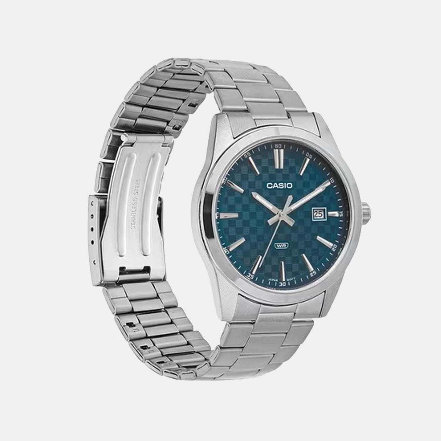 Enticer Men Quartz Blue Dial Analog Stainless Steel Watch A2241