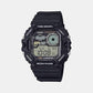 Youth Men Quartz Black Dial Digital Resin Watch A2247