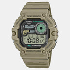 Youth Men Quartz Black Dial Digital Resin Watch A2248