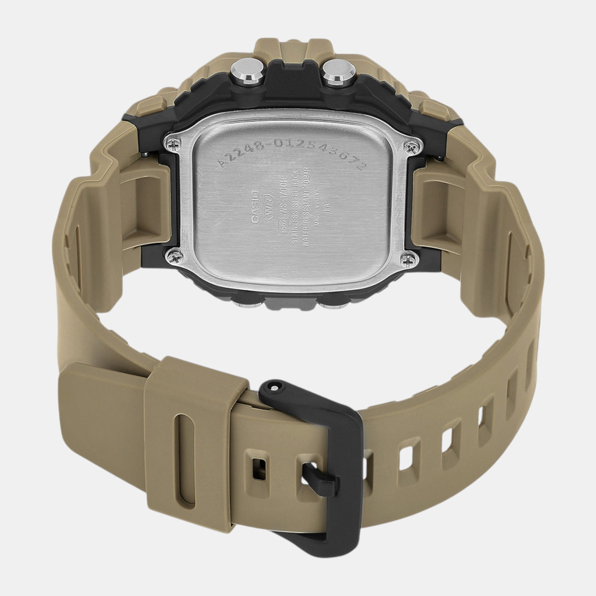 Youth Men Quartz Black Dial Digital Resin Watch A2248