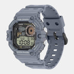 Youth Men Quartz Black Dial Digital Resin Watch A2249