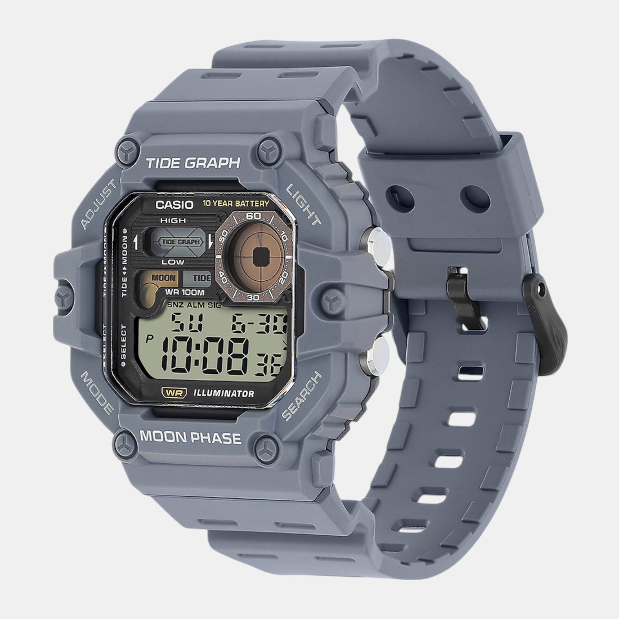 Youth Men Quartz Black Dial Digital Resin Watch A2249