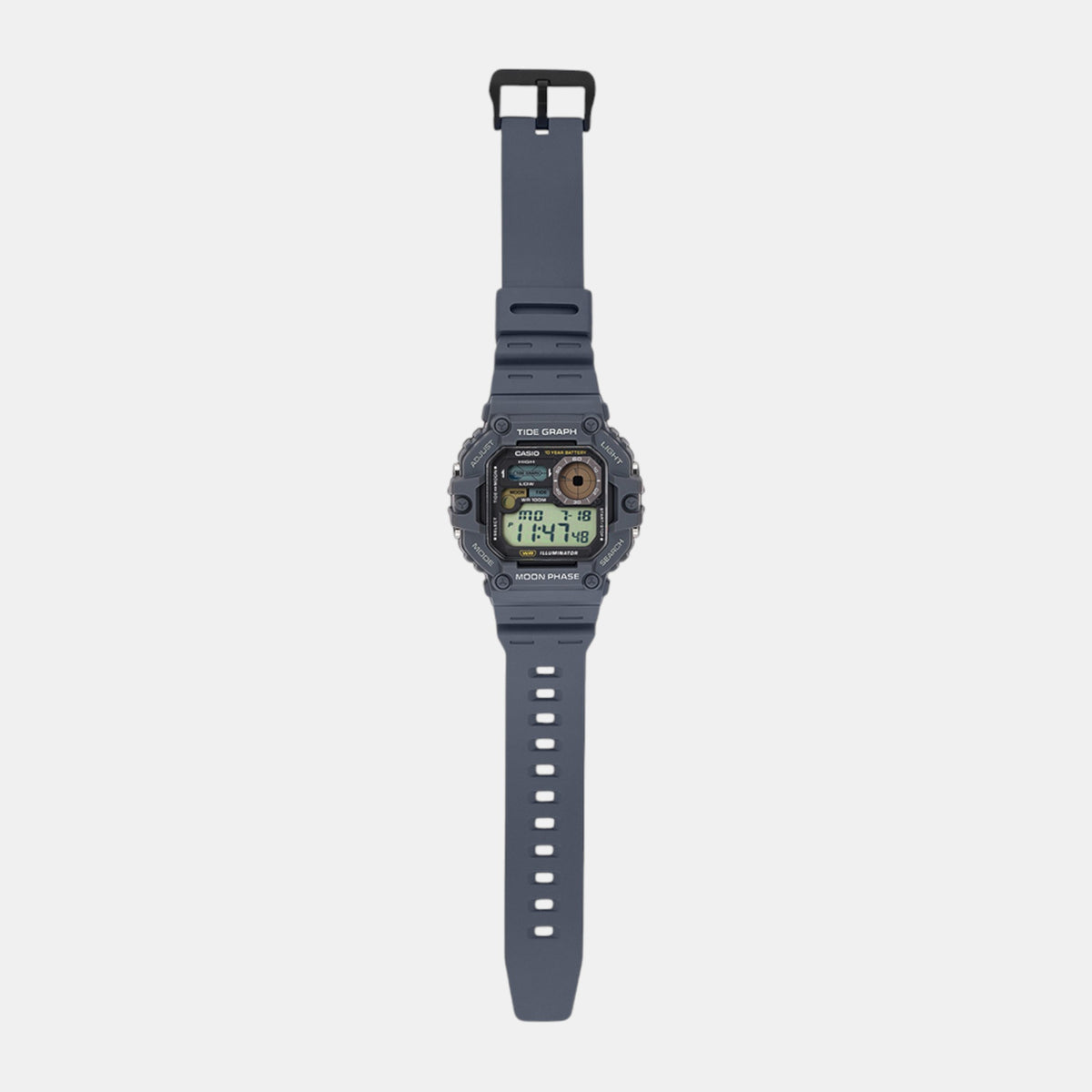 Youth Men Quartz Black Dial Digital Resin Watch A2249