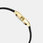 Enticer Women Quartz Gold Dial Analog Leather Watch A2264