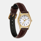 Enticer Women Quartz White Dial Analog Leather Watch A2265