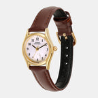 Enticer Women Quartz White Dial Analog Leather Watch A2266
