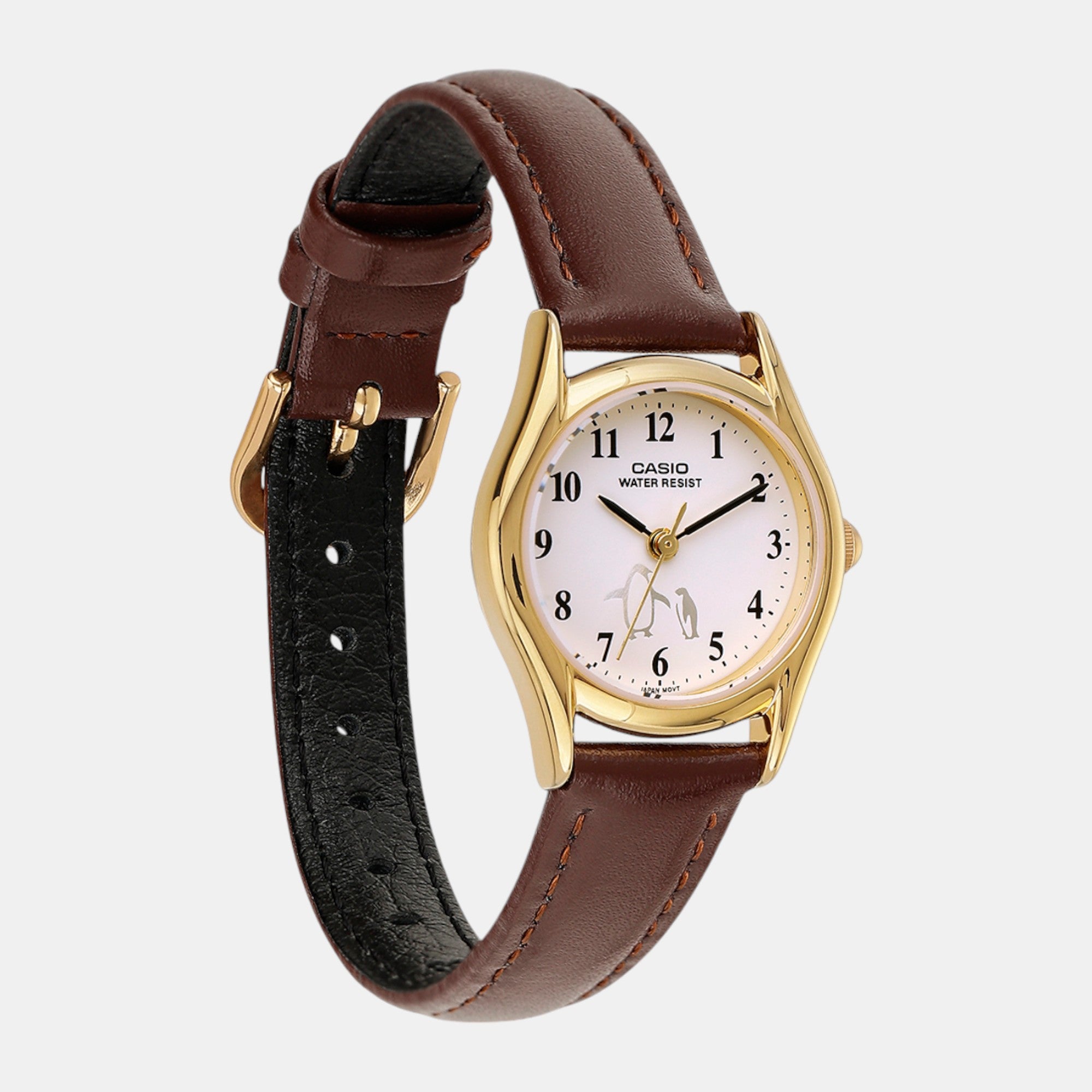 Enticer Women Quartz White Dial Analog Leather Watch A2266