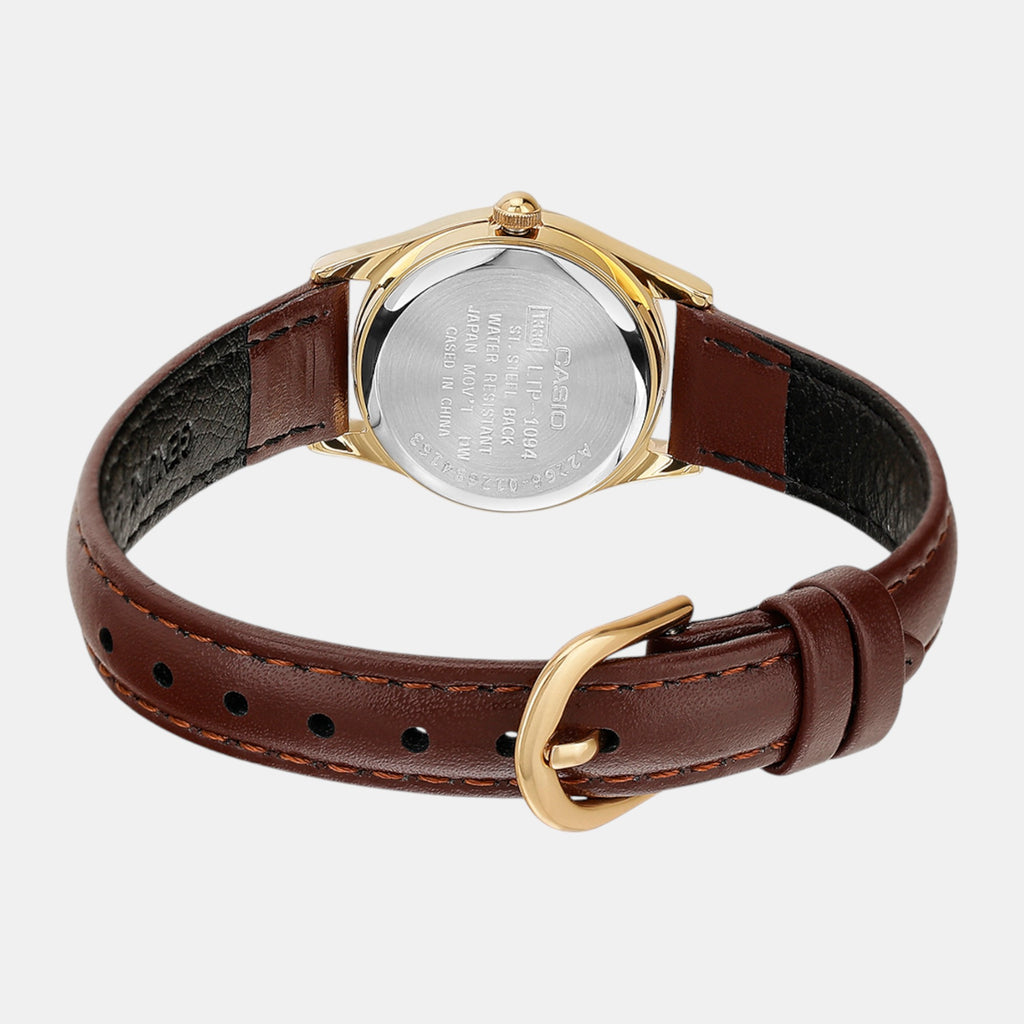 Enticer Women Quartz White Dial Analog Leather Watch A2266