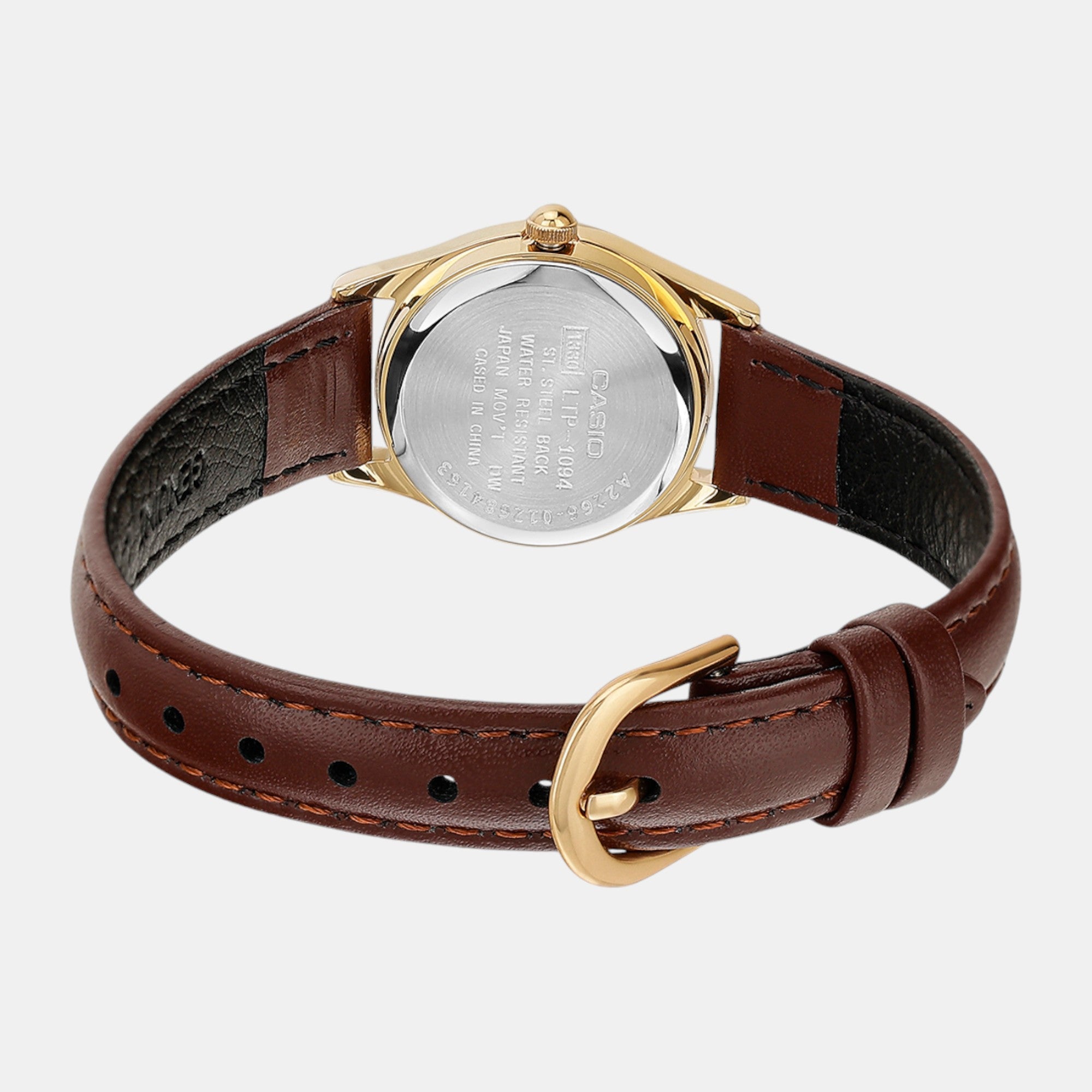 Enticer Women Quartz White Dial Analog Leather Watch A2266