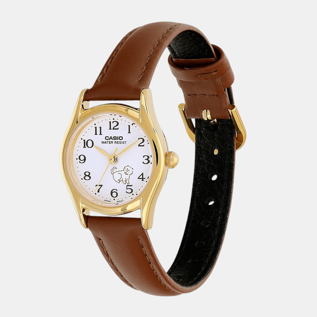 Enticer Women Quartz White Dial Analog Leather Watch A2267