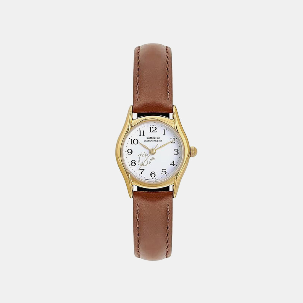 Enticer Women Quartz White Dial Analog Leather Watch A2268