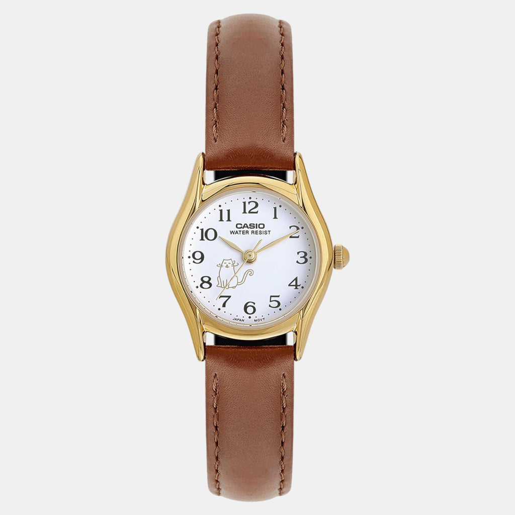 Enticer Women Quartz White Dial Analog Leather Watch A2268