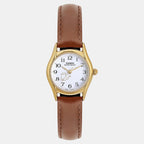 Enticer Women Quartz White Dial Analog Leather Watch A2268