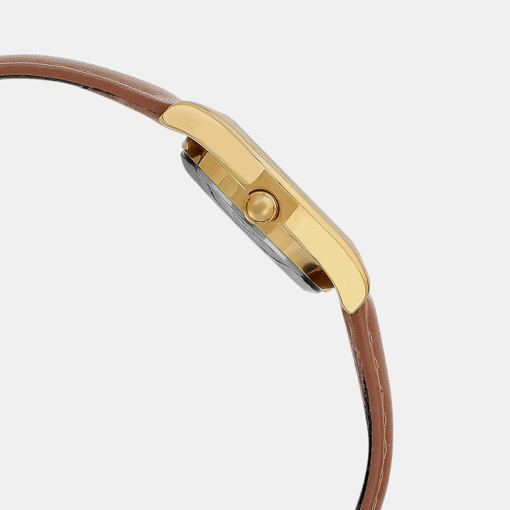 Enticer Women Quartz White Dial Analog Leather Watch A2268