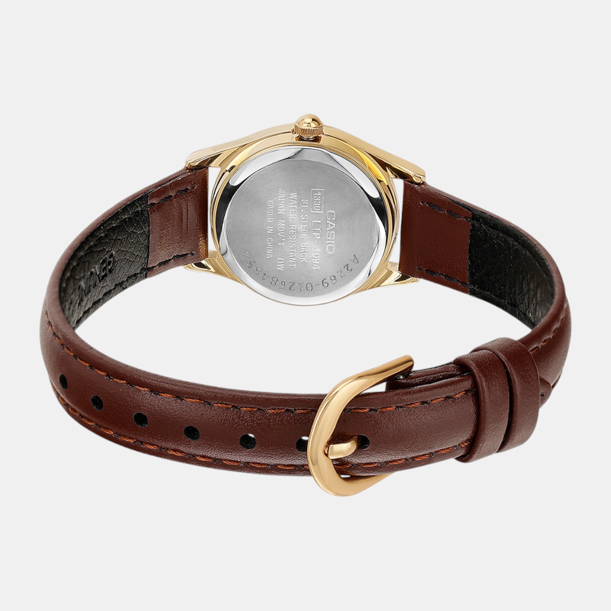 Enticer Women Quartz White Dial Analog Leather Watch A2269