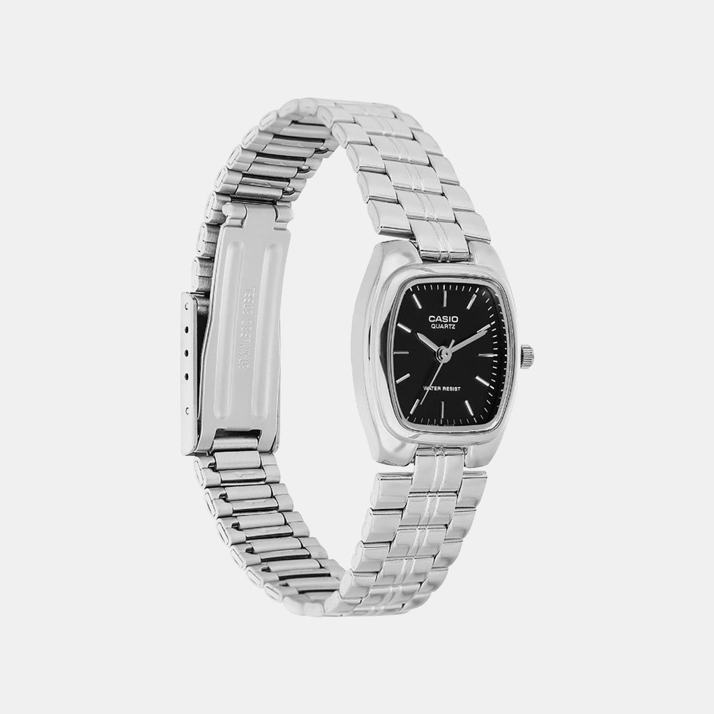 Enticer Women Quartz Black Dial Analog Stainless Steel Watch A2270