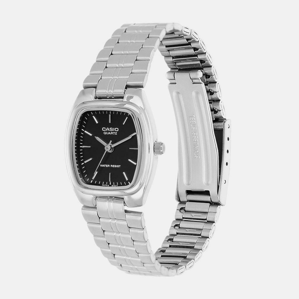 Enticer Women Quartz Black Dial Analog Stainless Steel Watch A2270