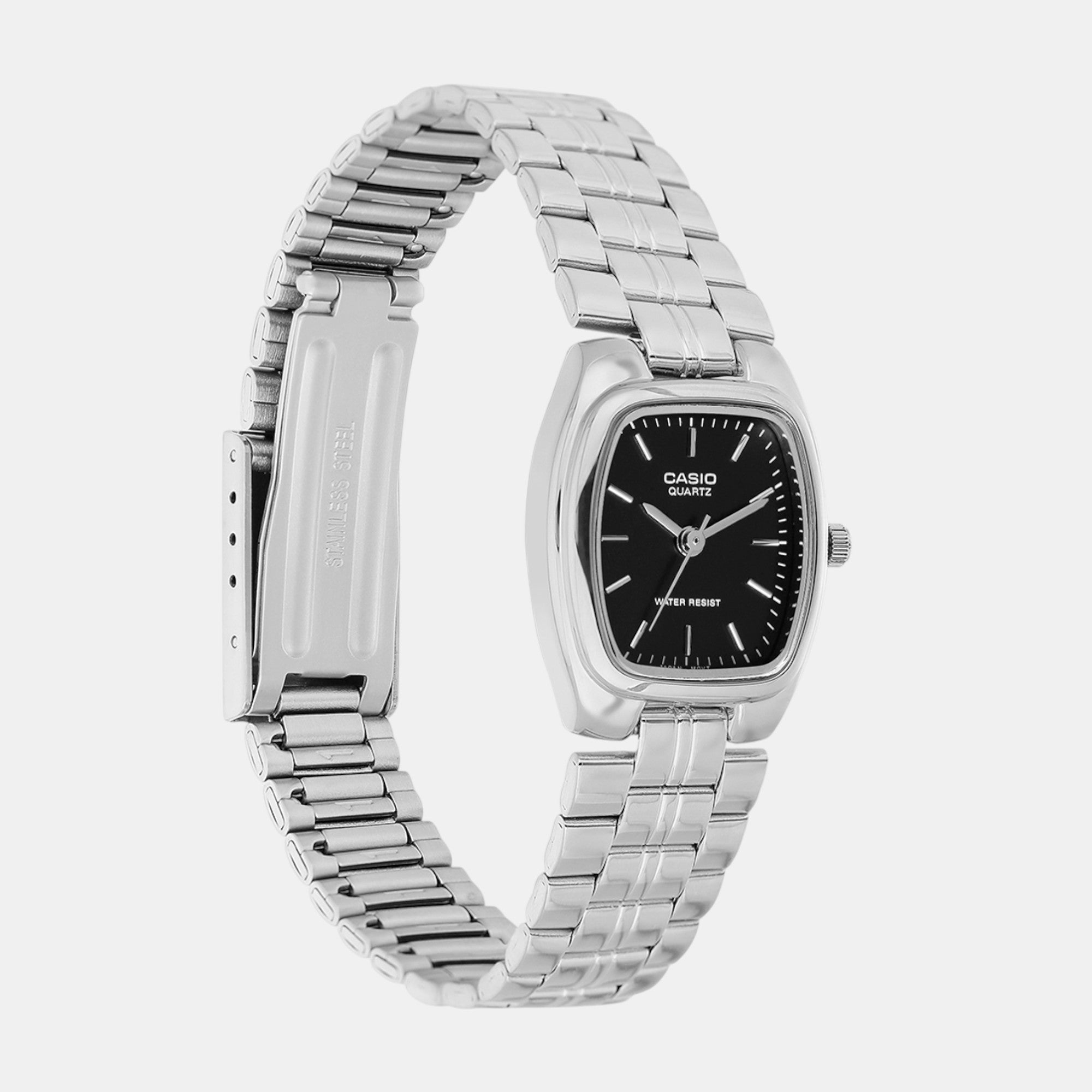 Enticer Women Quartz Black Dial Analog Stainless Steel Watch A2270