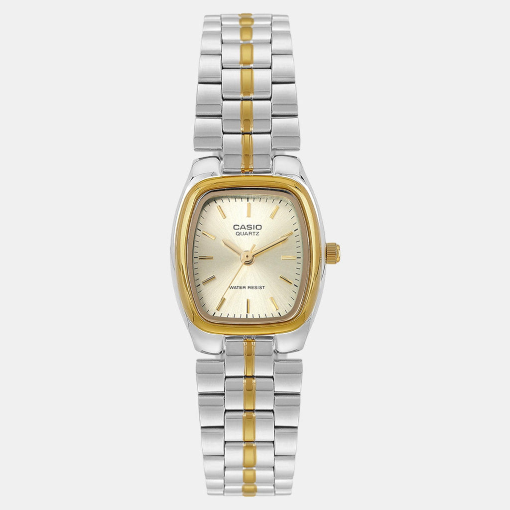 Enticer Women Quartz Gold Dial Analog Stainless Steel Watch A2272