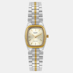 Enticer Women Quartz Gold Dial Analog Stainless Steel Watch A2272