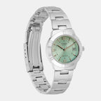 Enticer Women Quartz Green Dial Analog Stainless Steel Watch A2274
