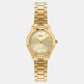 Enticer Women Quartz Gold Dial Analog Stainless Steel Watch A2276