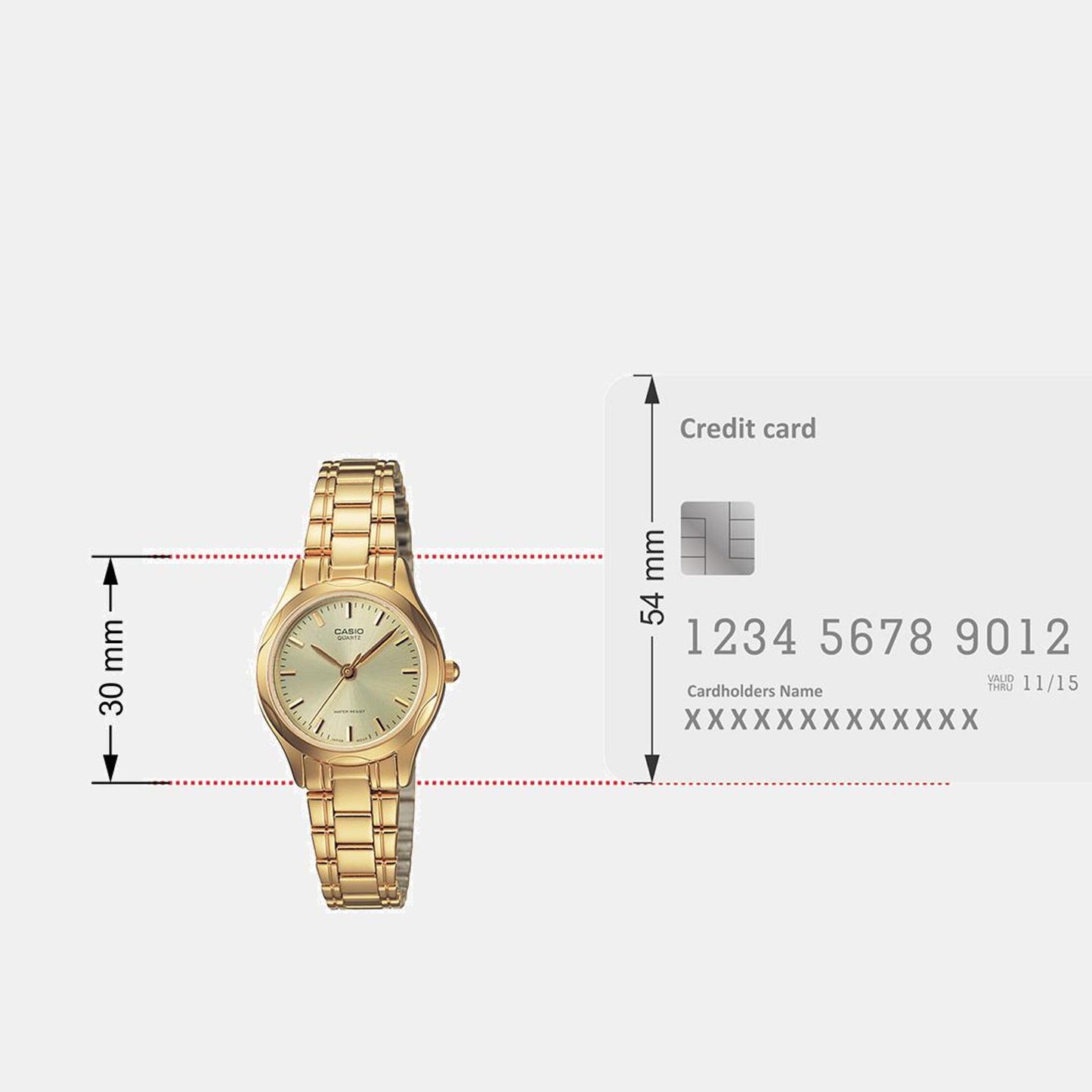 Enticer Women Quartz Gold Dial Analog Stainless Steel Watch A2276