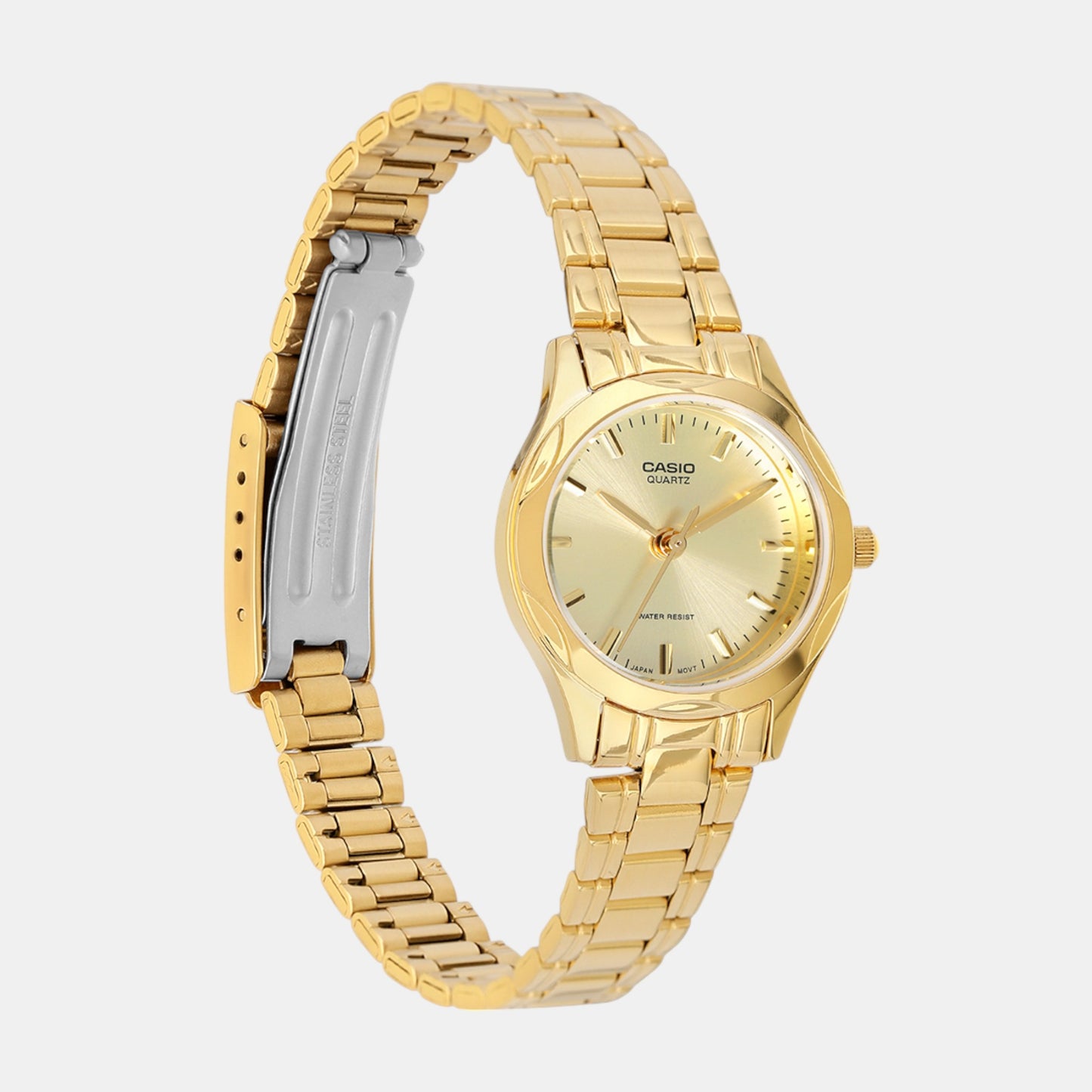 Enticer Women Quartz Gold Dial Analog Stainless Steel Watch A2276