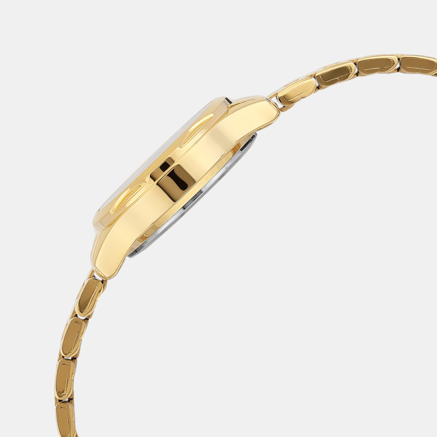 Enticer Women Quartz Gold Dial Analog Stainless Steel Watch A2276