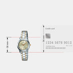 Enticer Women Quartz Gold Dial Analog Stainless Steel Watch A2277