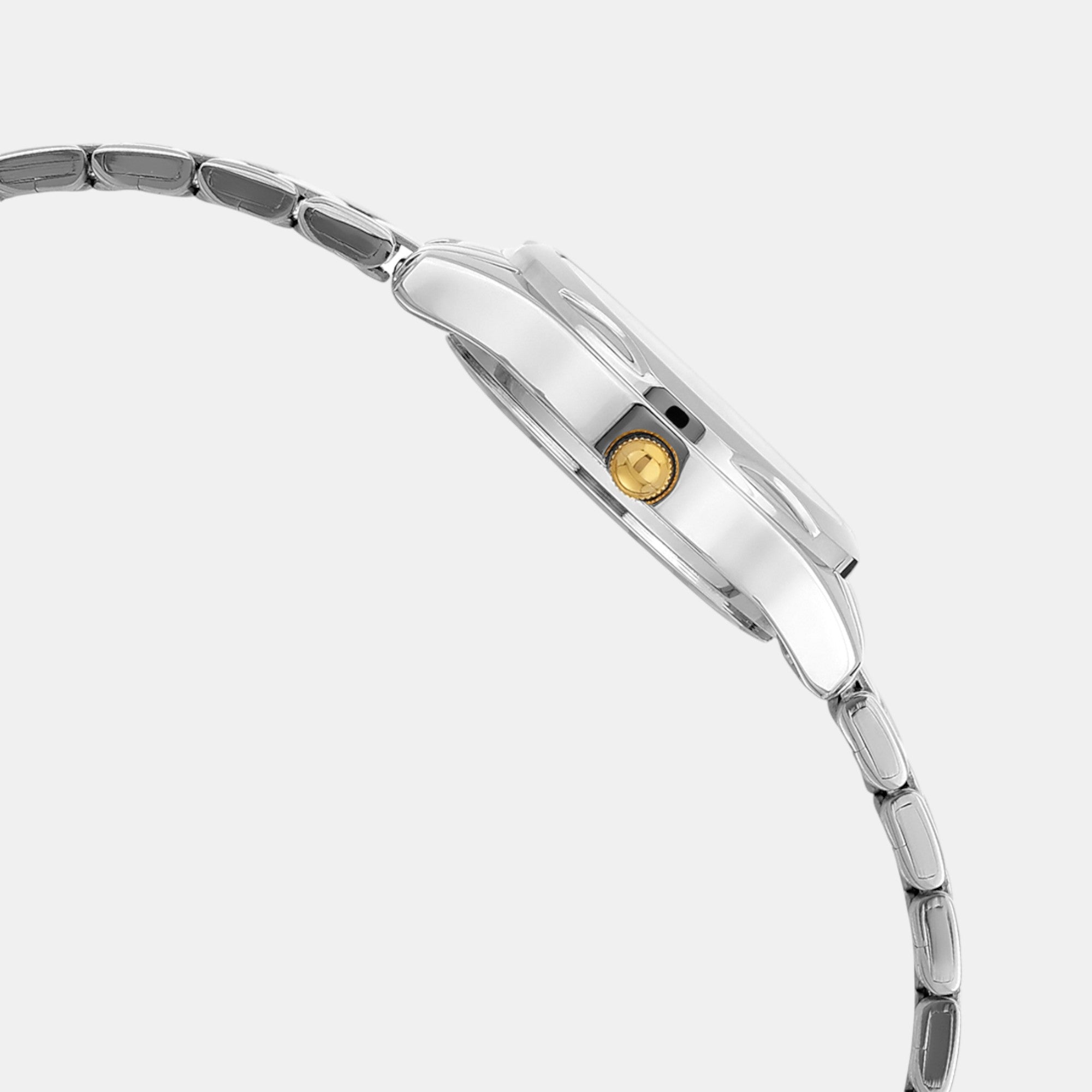 Enticer Women Quartz Gold Dial Analog Stainless Steel Watch A2277