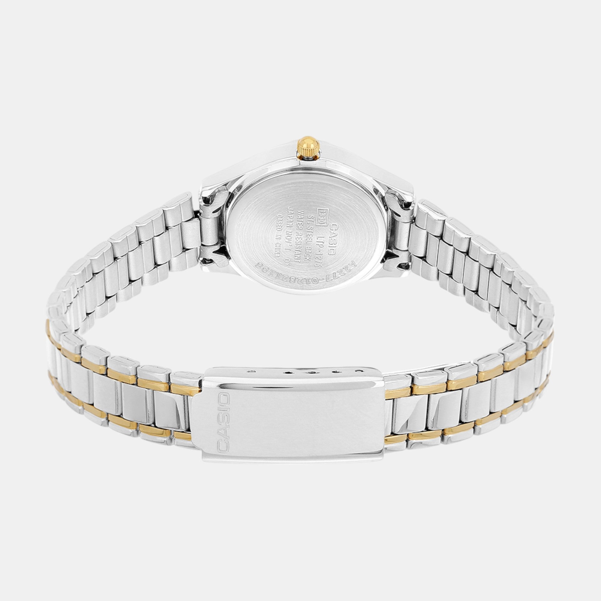 Enticer Women Quartz Gold Dial Analog Stainless Steel Watch A2277