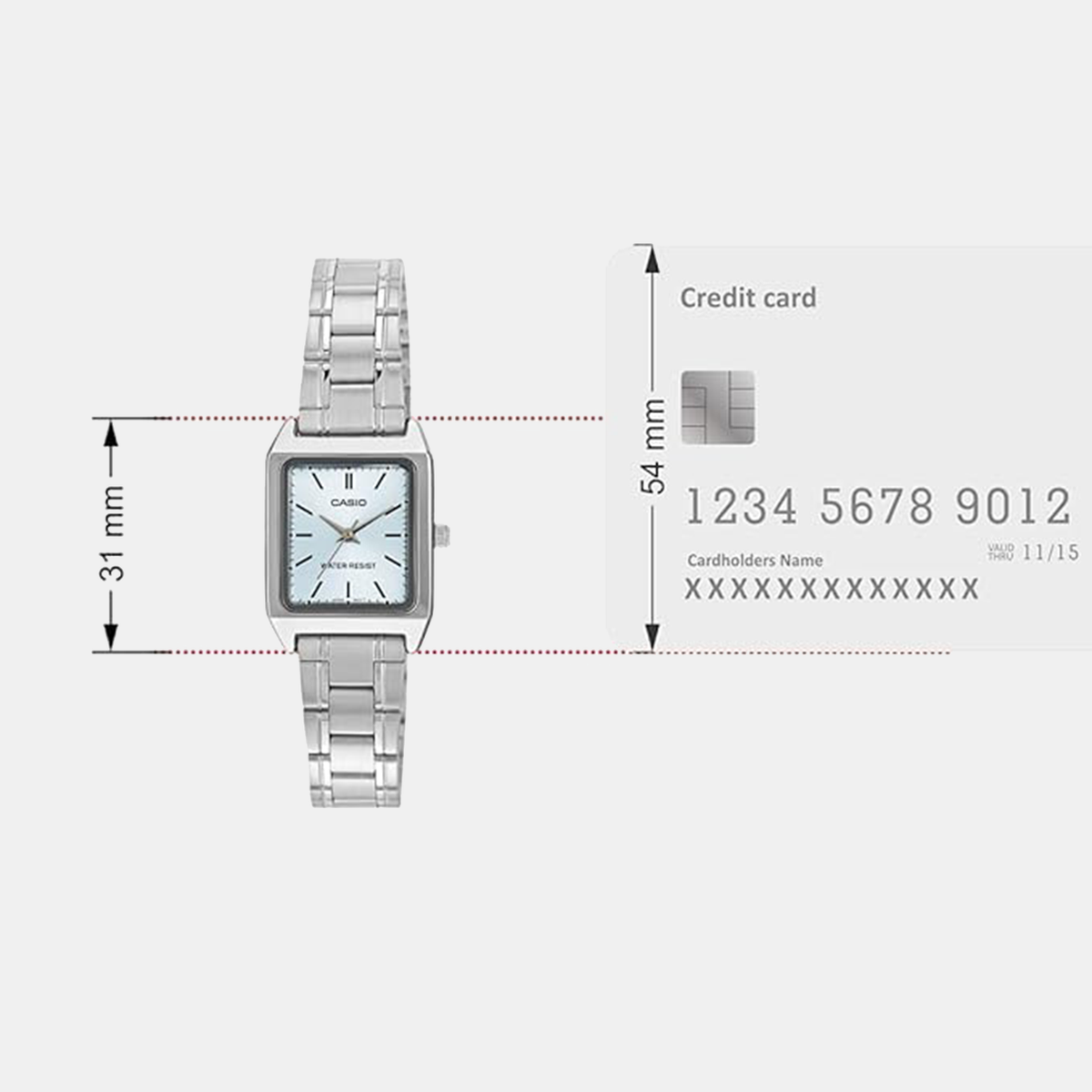 Enticer Women Quartz Blue Dial Analog Stainless Steel Watch A2280