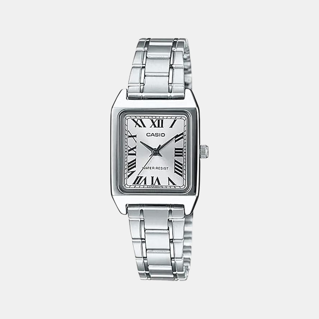 Enticer Women Quartz Silver Dial Analog Stainless Steel Watch A2282