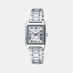 Enticer Women Quartz Silver Dial Analog Stainless Steel Watch A2282