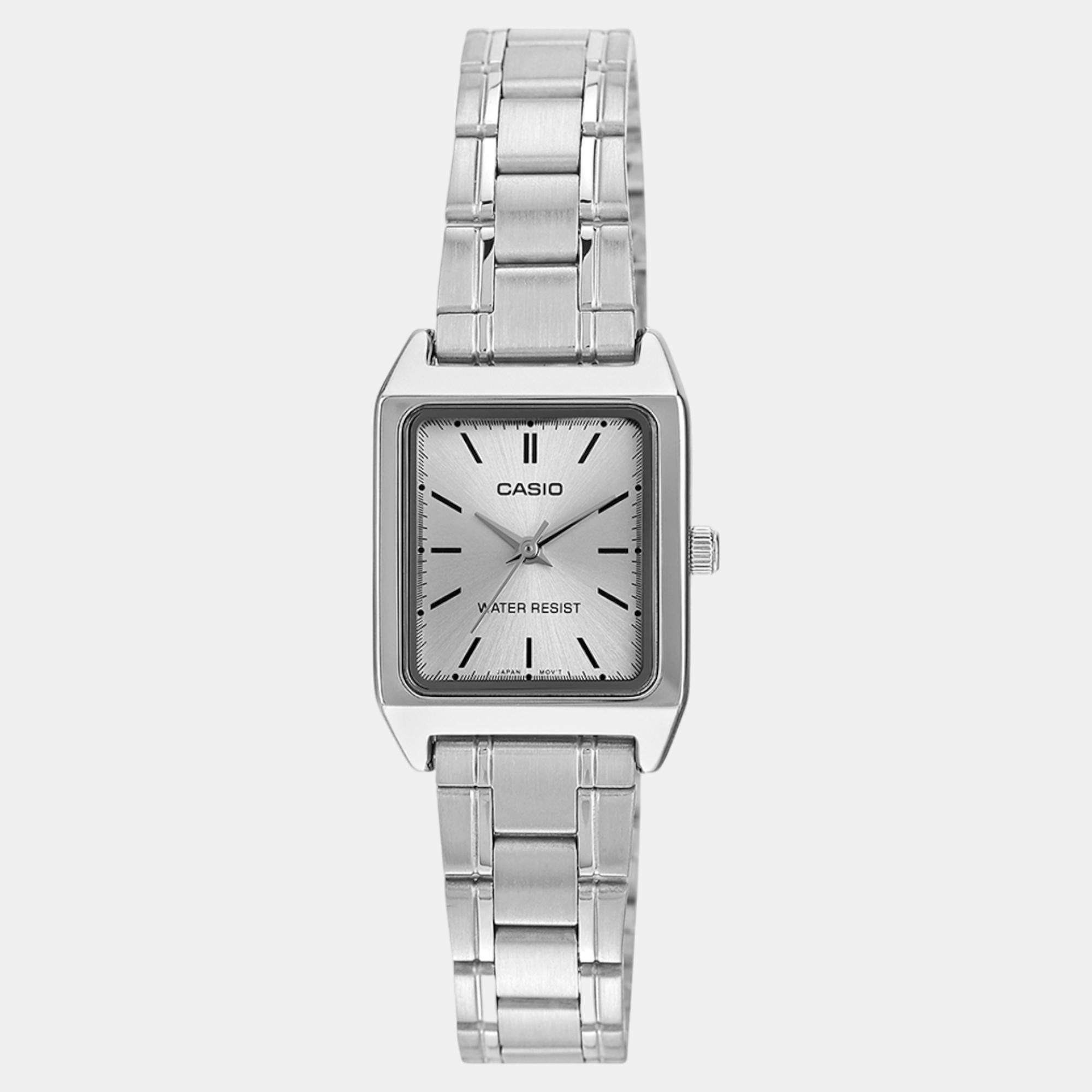 Enticer Women Quartz Silver Dial Analog Stainless Steel Watch A2283