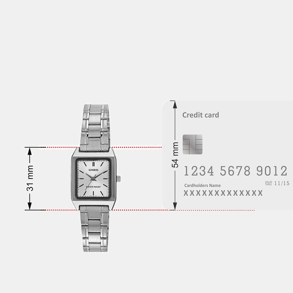 Enticer Women Quartz Silver Dial Analog Stainless Steel Watch A2283