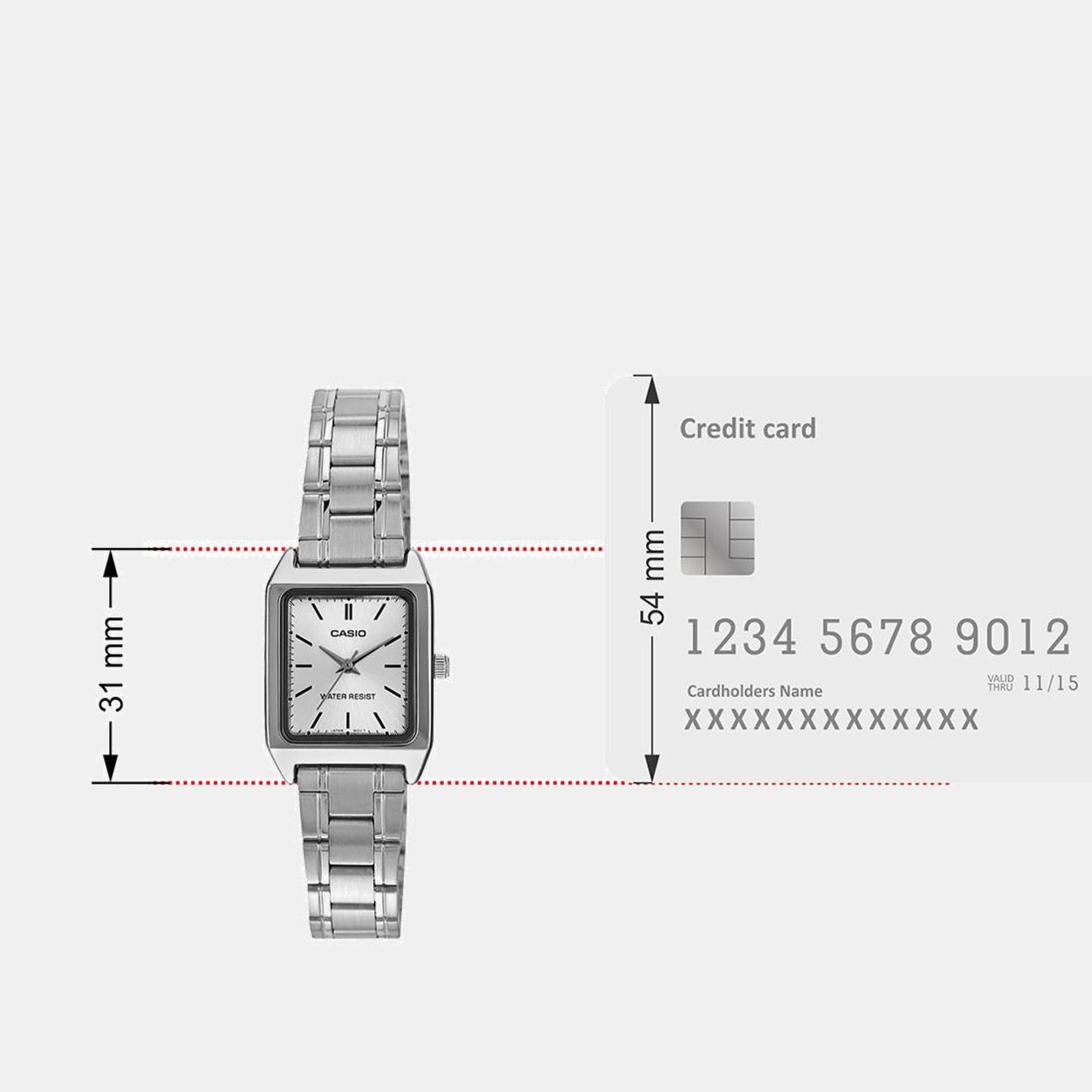 Enticer Women Quartz Silver Dial Analog Stainless Steel Watch A2283