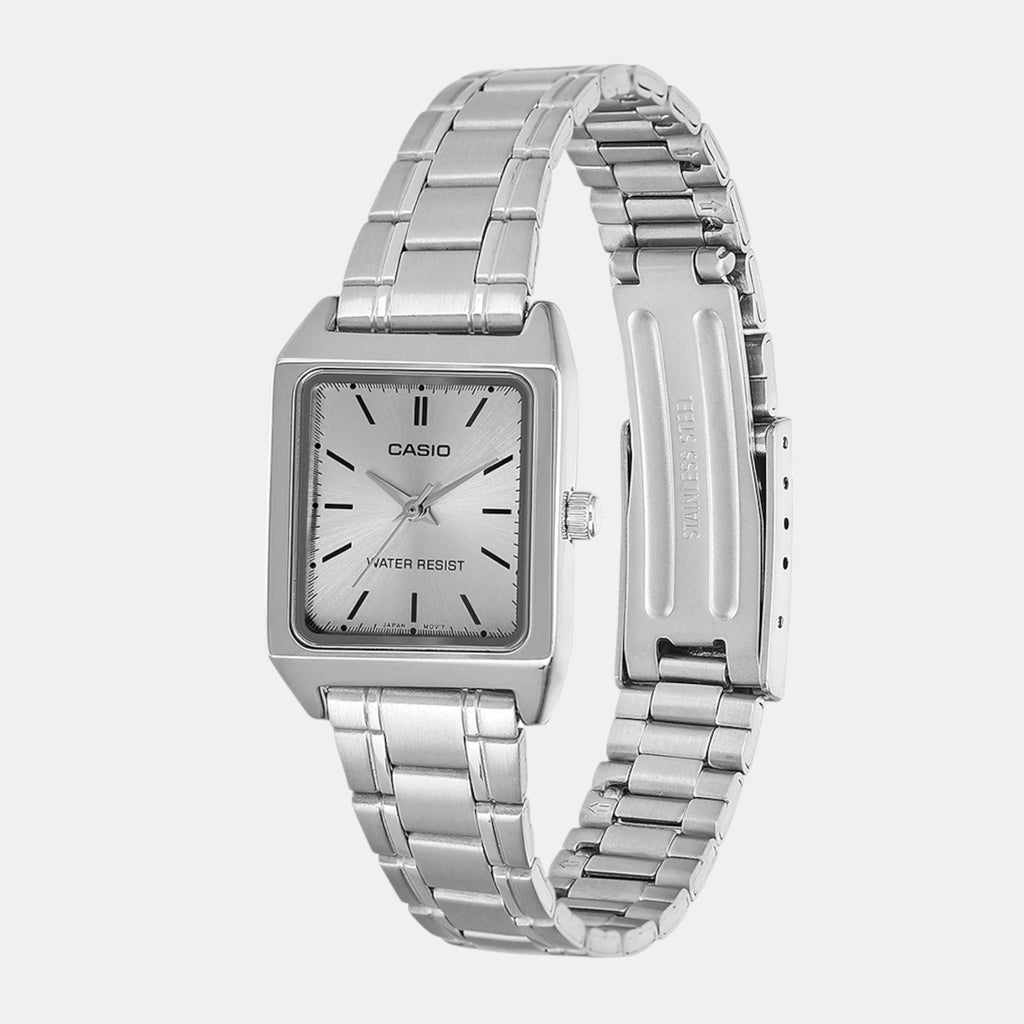 Enticer Women Quartz Silver Dial Analog Stainless Steel Watch A2283