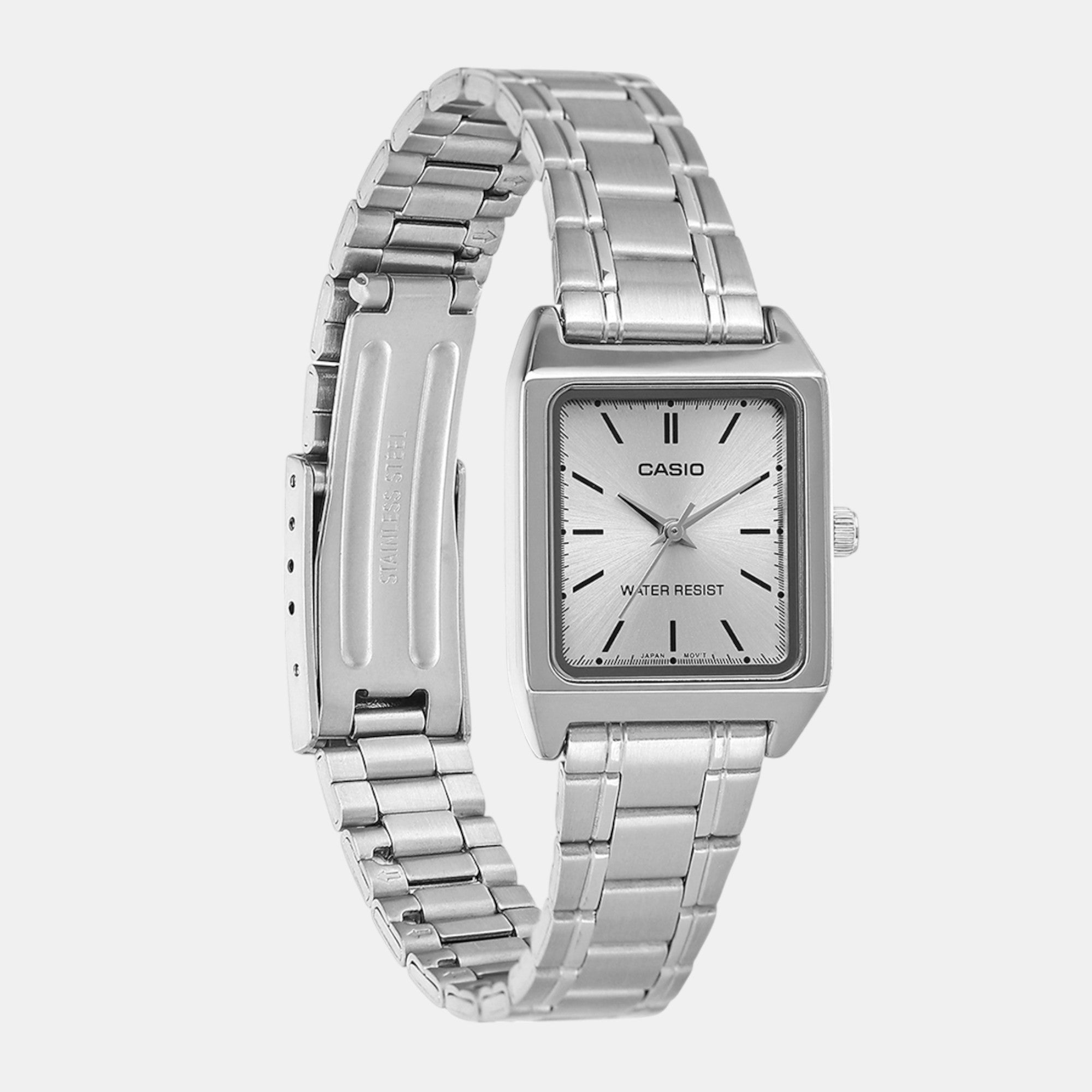 Enticer Women Quartz Silver Dial Analog Stainless Steel Watch A2283