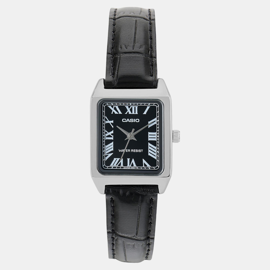 Enticer Women Quartz Black Dial Analog Leather Watch A2286