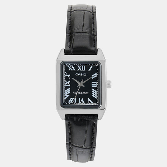 Enticer Women Quartz Black Dial Analog Leather Watch A2286