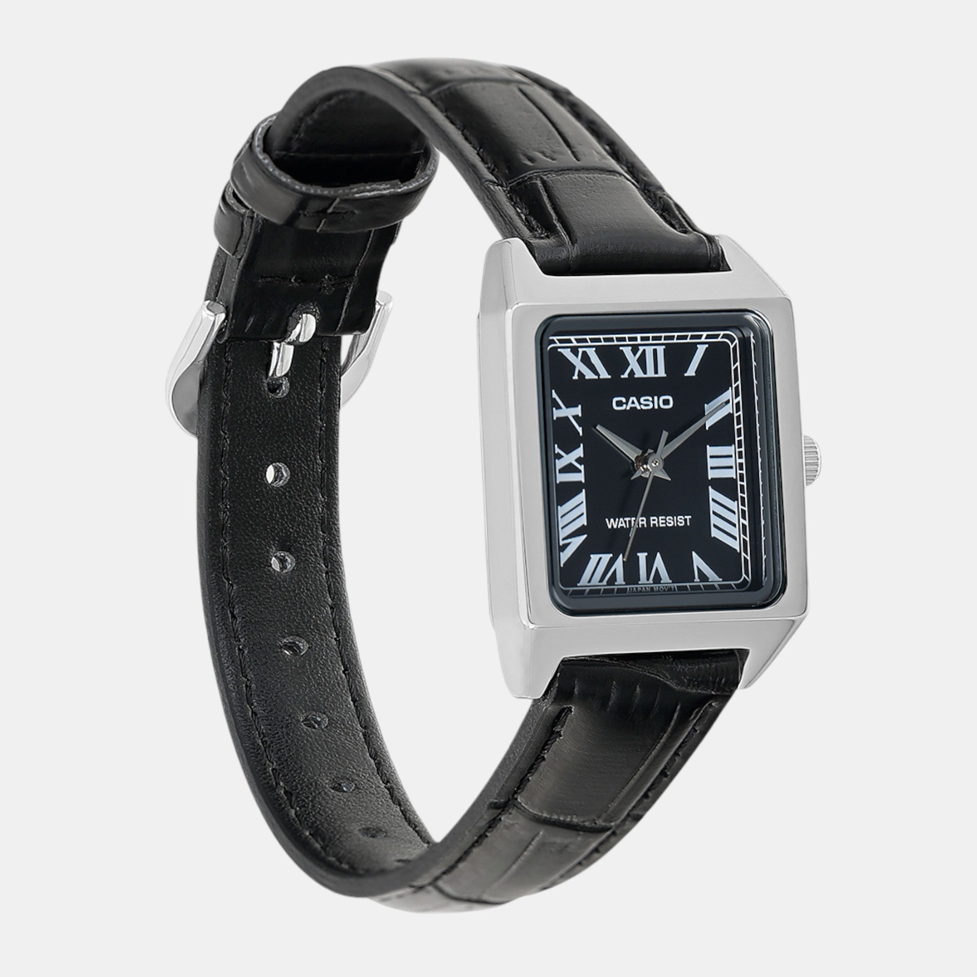 Enticer Women Quartz Black Dial Analog Leather Watch A2286