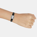 Enticer Women Quartz Silver Dial Analog Leather Watch A2287