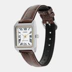 Enticer Women Quartz White Dial Analog Leather Watch A2288