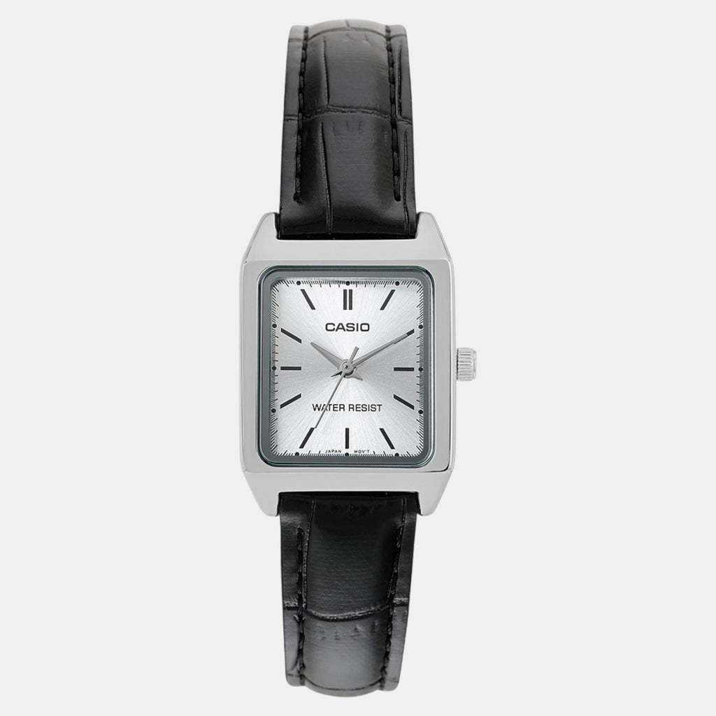 Enticer Women Quartz Silver Dial Analog Leather Watch A2289